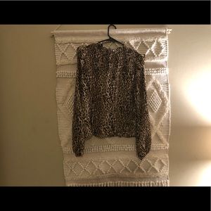 LEOPARD LONG SLEEVE SHIRT